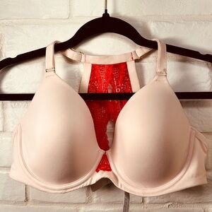 NWT Soma Embraceable Geo Lace
Racerback Lined Underwire Bra 38 C Porcelain #0401